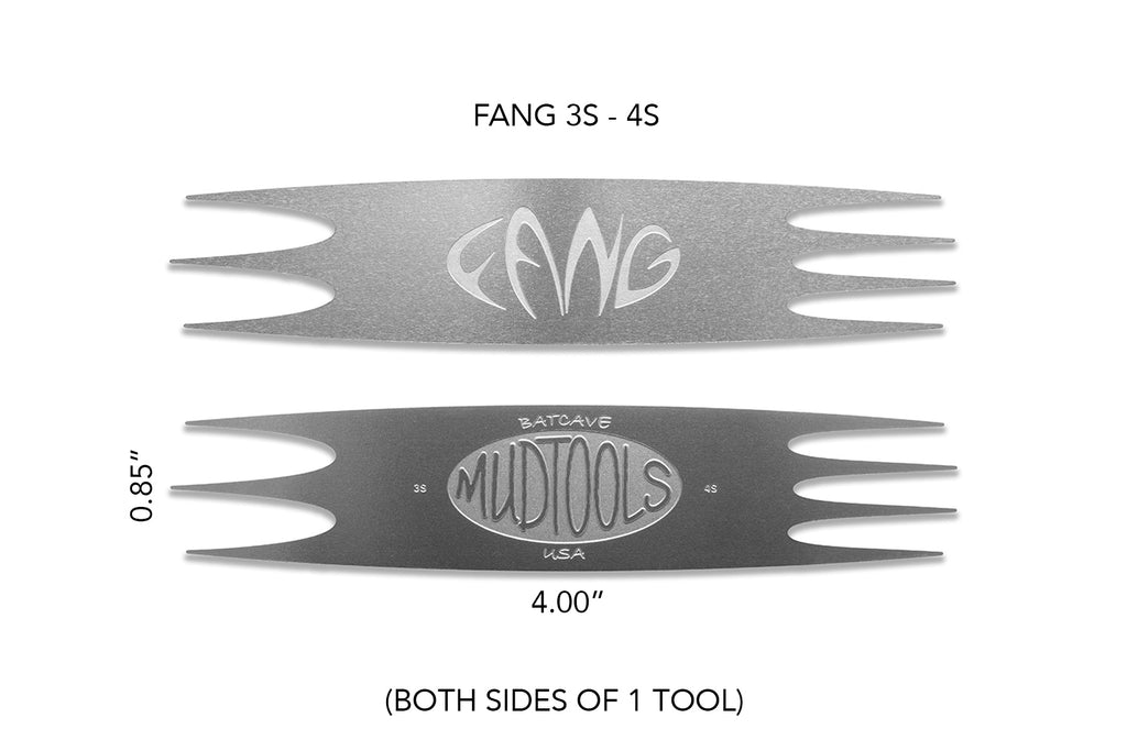 Fang Small Stainless Steel Scoring Tools 3S-4S